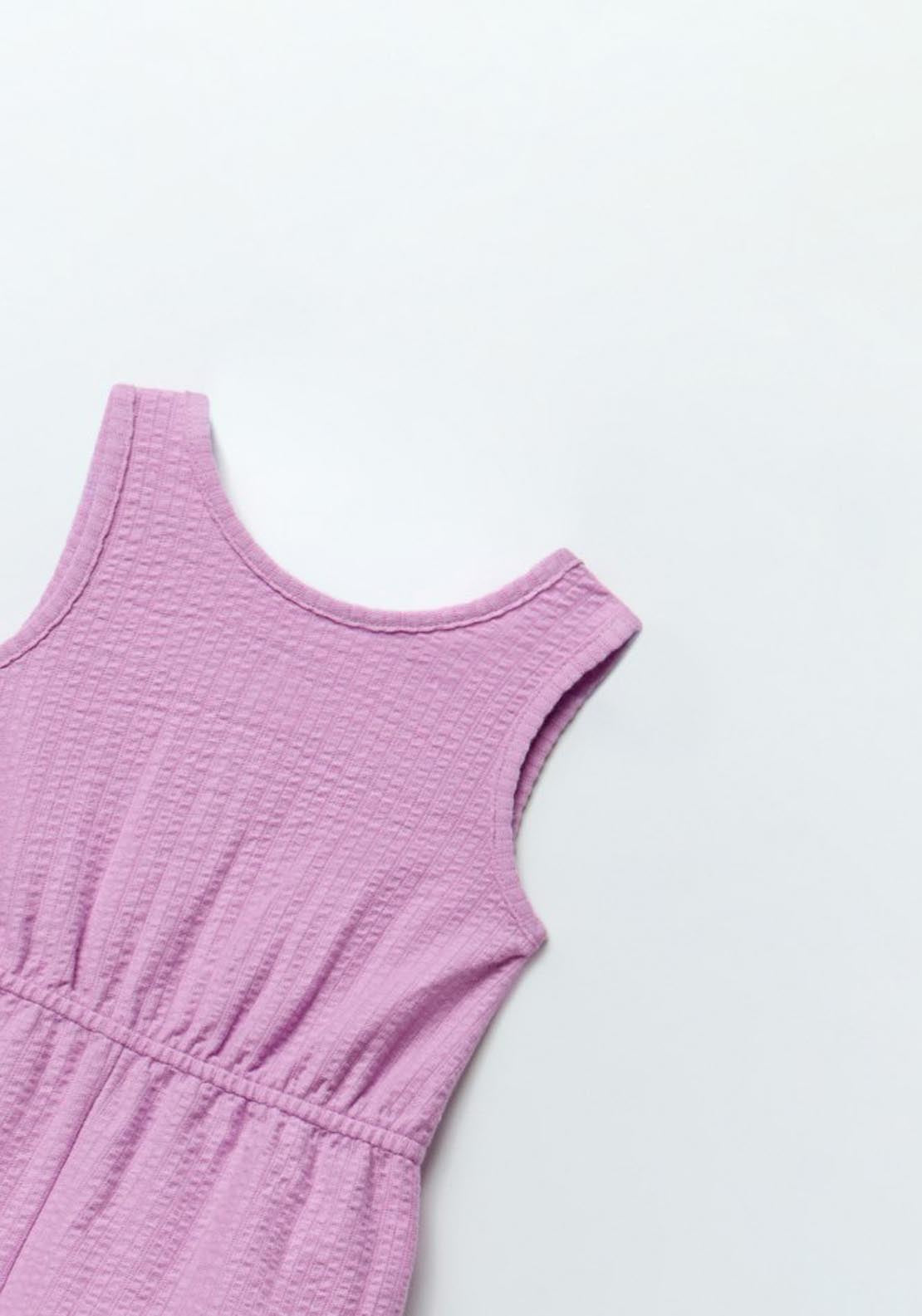 Sfera Lilac knitted jumpsuit - Lilac 1 Shaws Department Stores