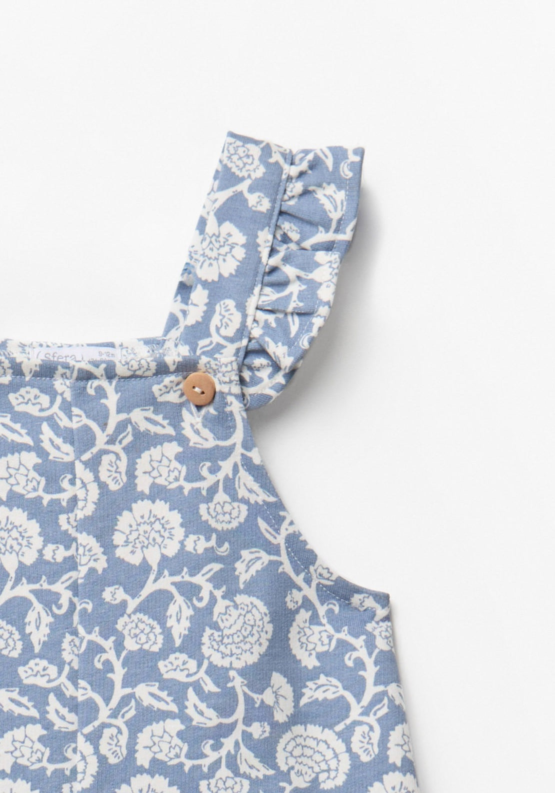 Two-Tone Playsuit - Blue