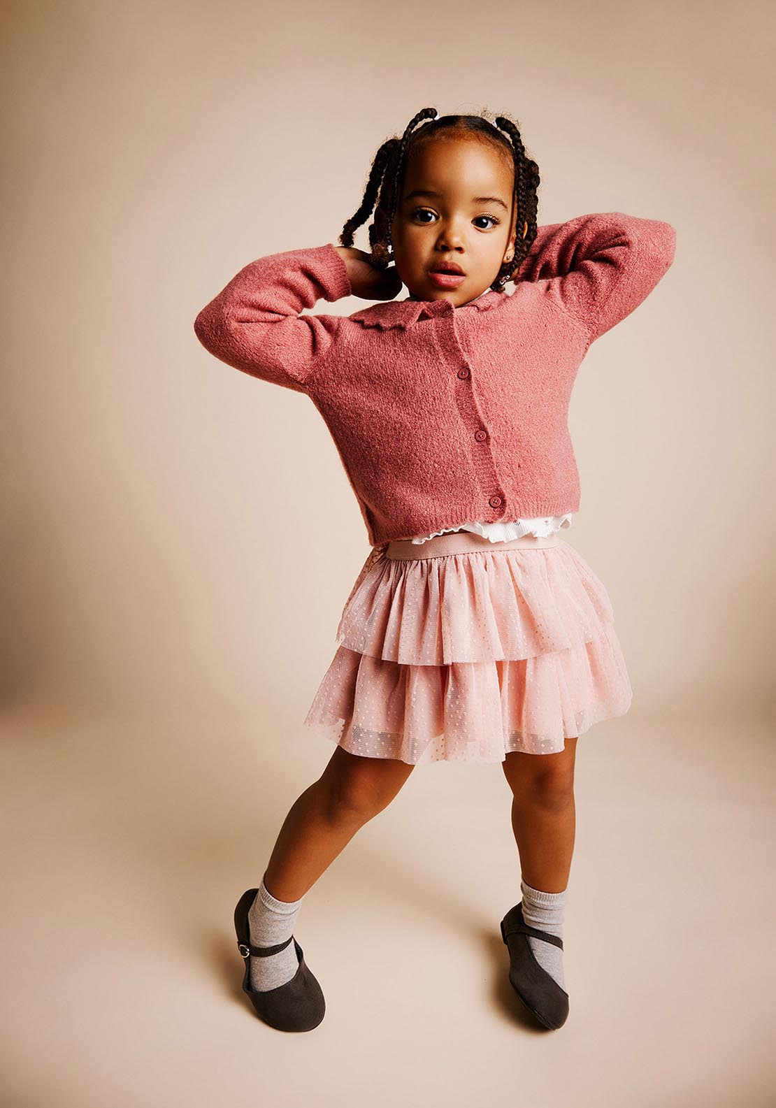 Sfera Polka dots tulle skirt - Pink 1 Shaws Department Stores