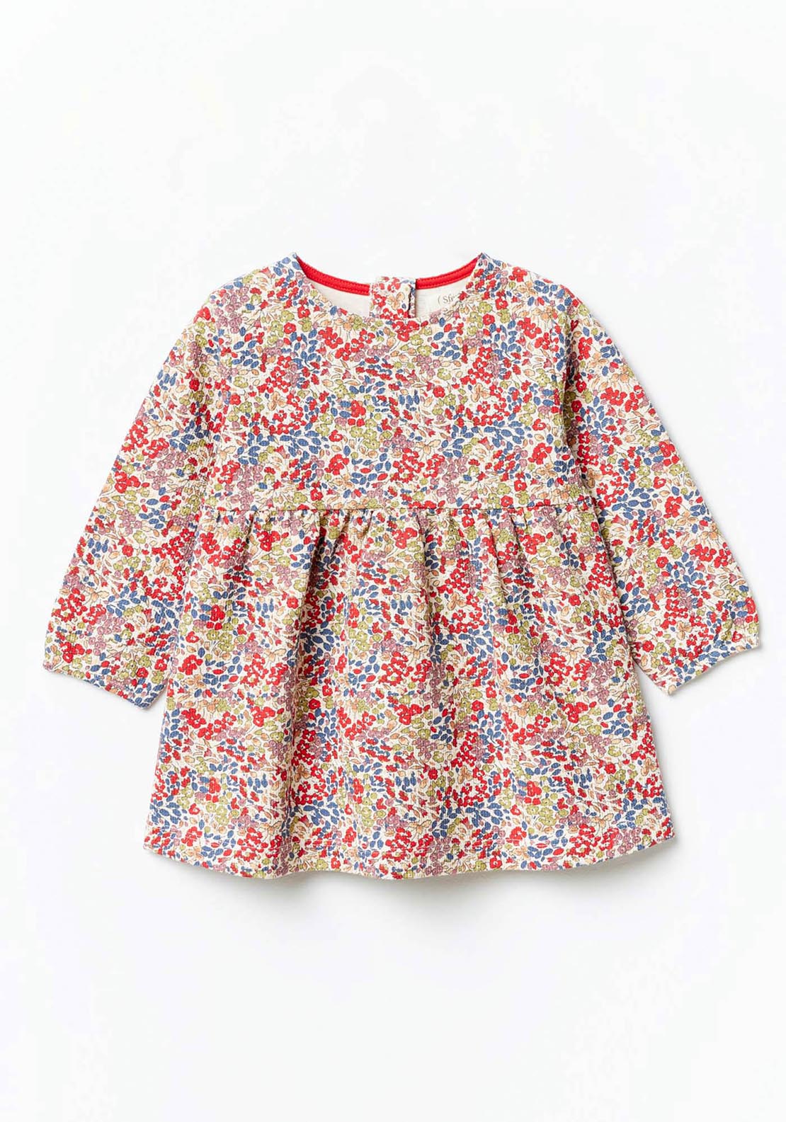 Sfera Printed piqué dress - Multicolour 1 Shaws Department Stores