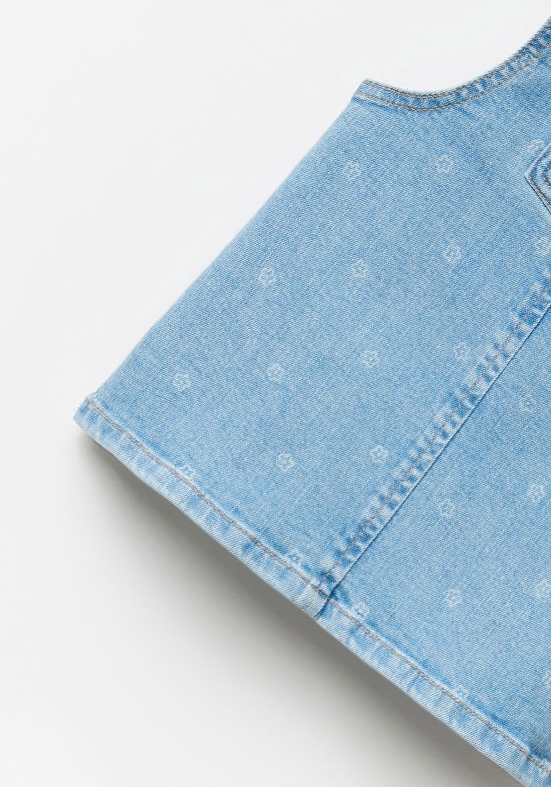 Sfera Denim pinafore dress - Denim Light Wash 4 Shaws Department Stores