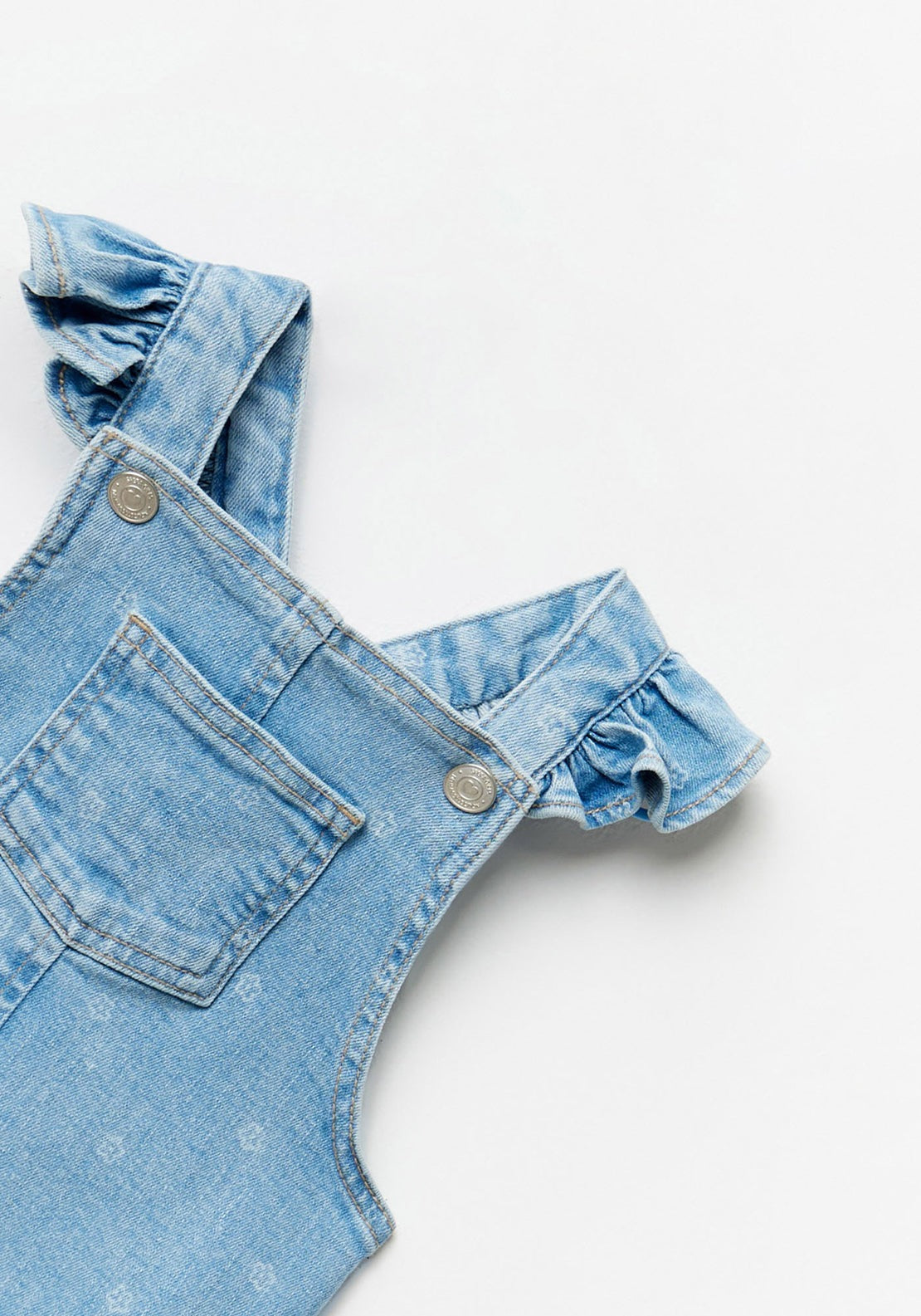 Sfera Denim pinafore dress - Denim Light Wash 5 Shaws Department Stores