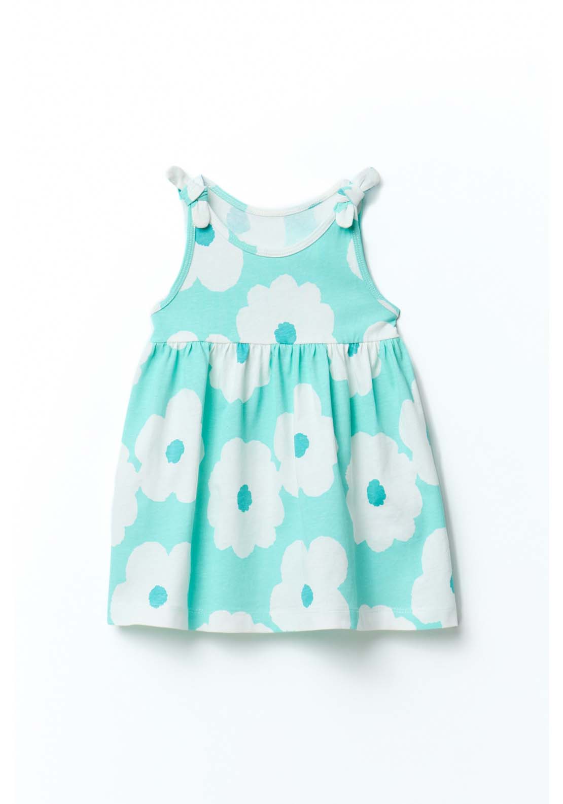 Sfera Flower Print Dress - Blue 1 Shaws Department Stores