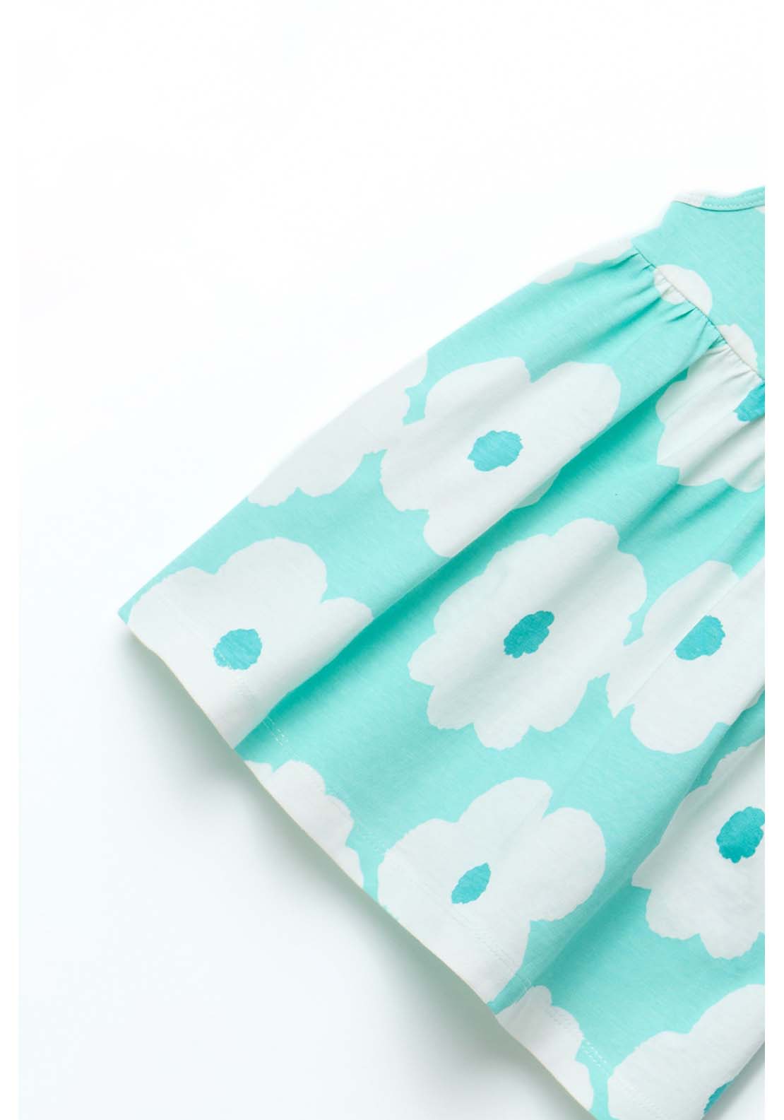 Sfera Flower Print Dress - Blue 3 Shaws Department Stores