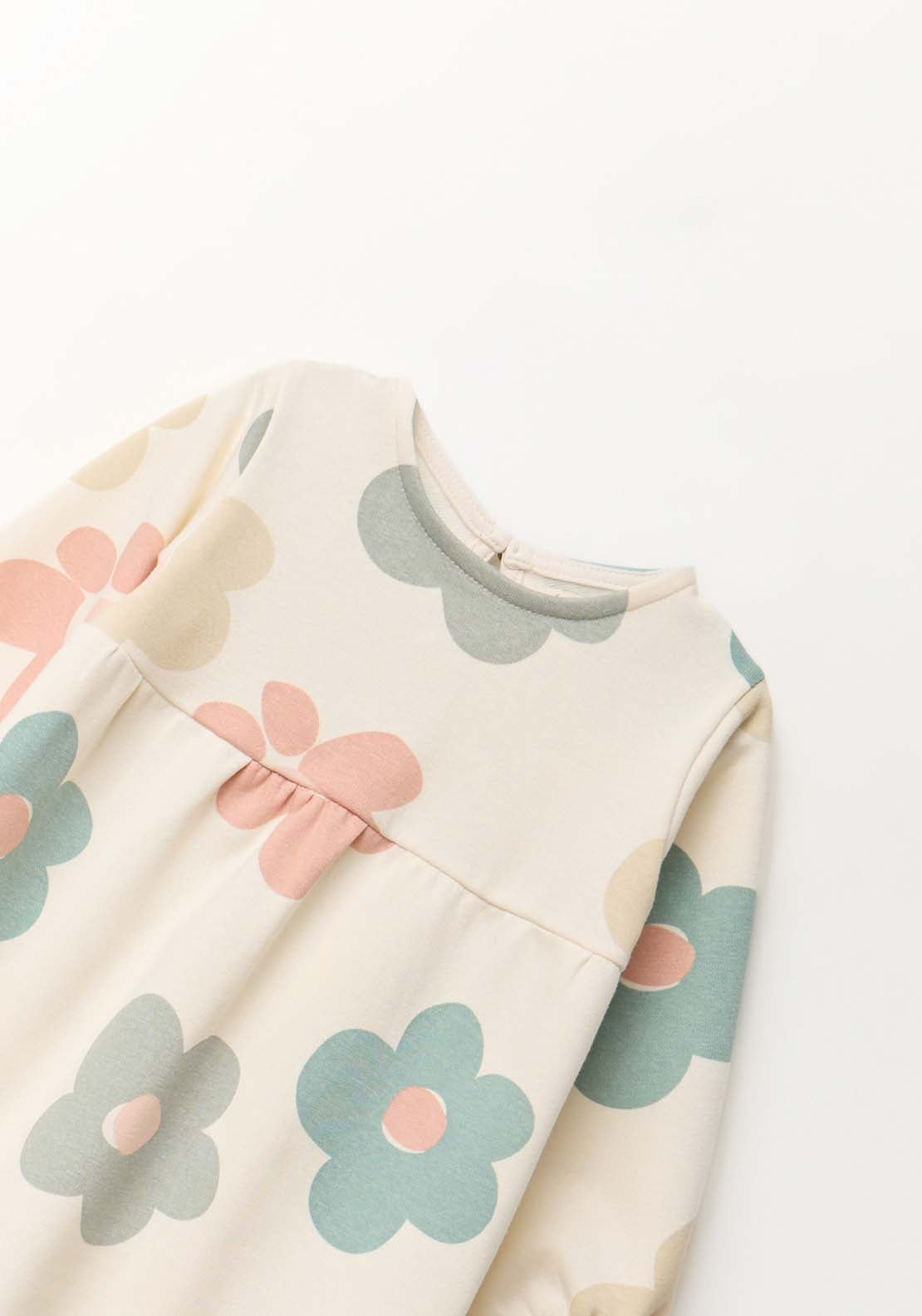 Printed Dress - White Ice