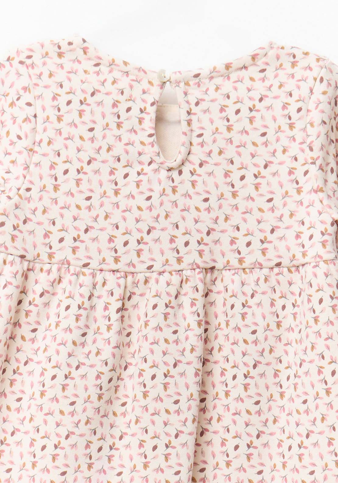 Printed Dress - White