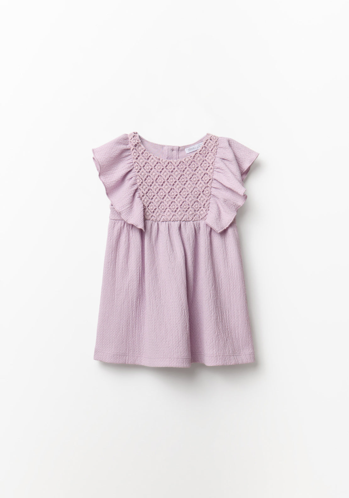 Wrinkle Effect Dress - Lavender