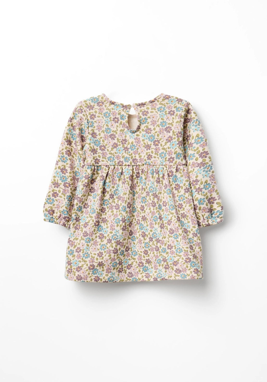 Floral Printed Dress - Cream