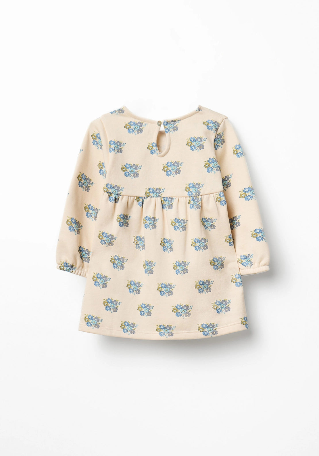 Floral Print Dress - Cream Ivory