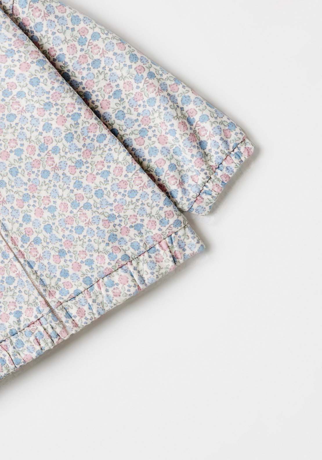 Sfera Long Sleeve Floral Sweatshirt - Blue 3 Shaws Department Stores