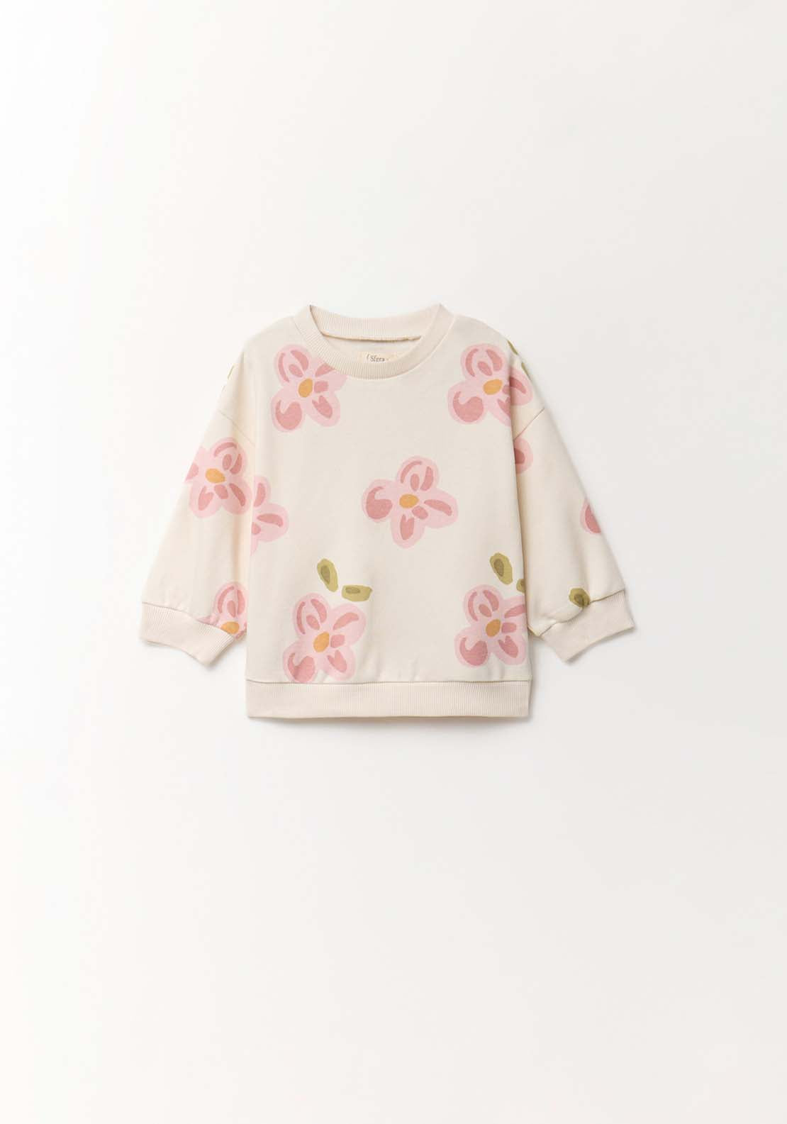 Printed Sweatshirt - White