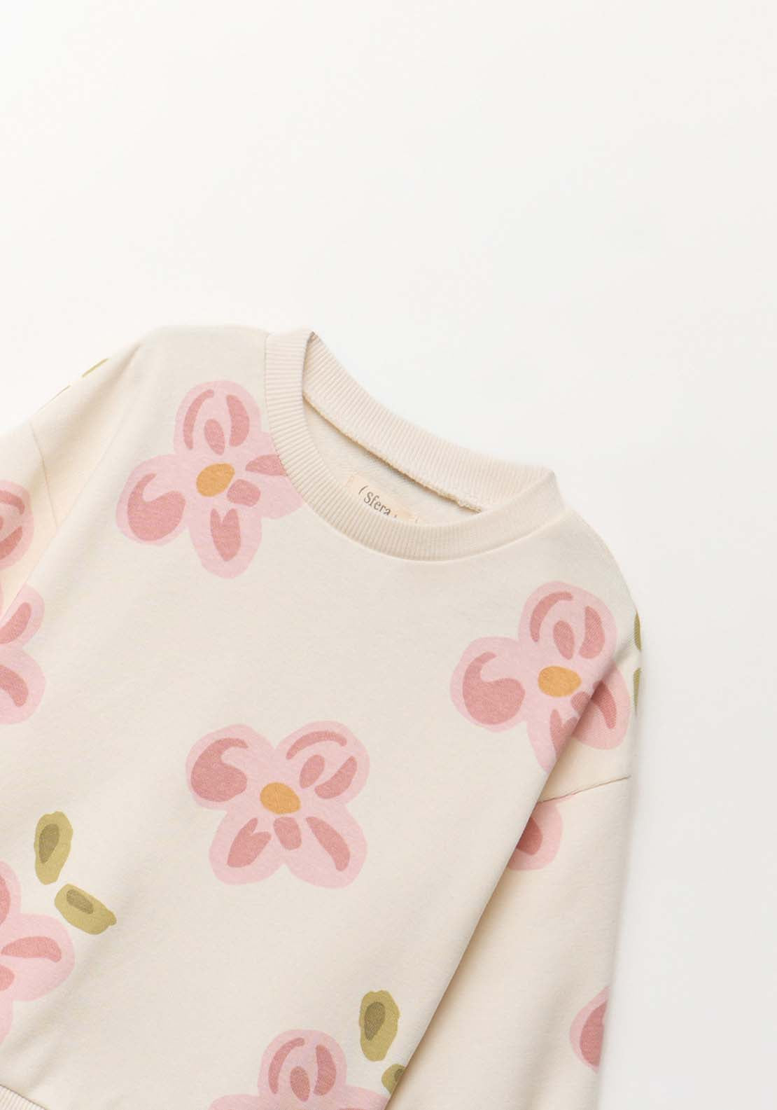 Printed Sweatshirt - White
