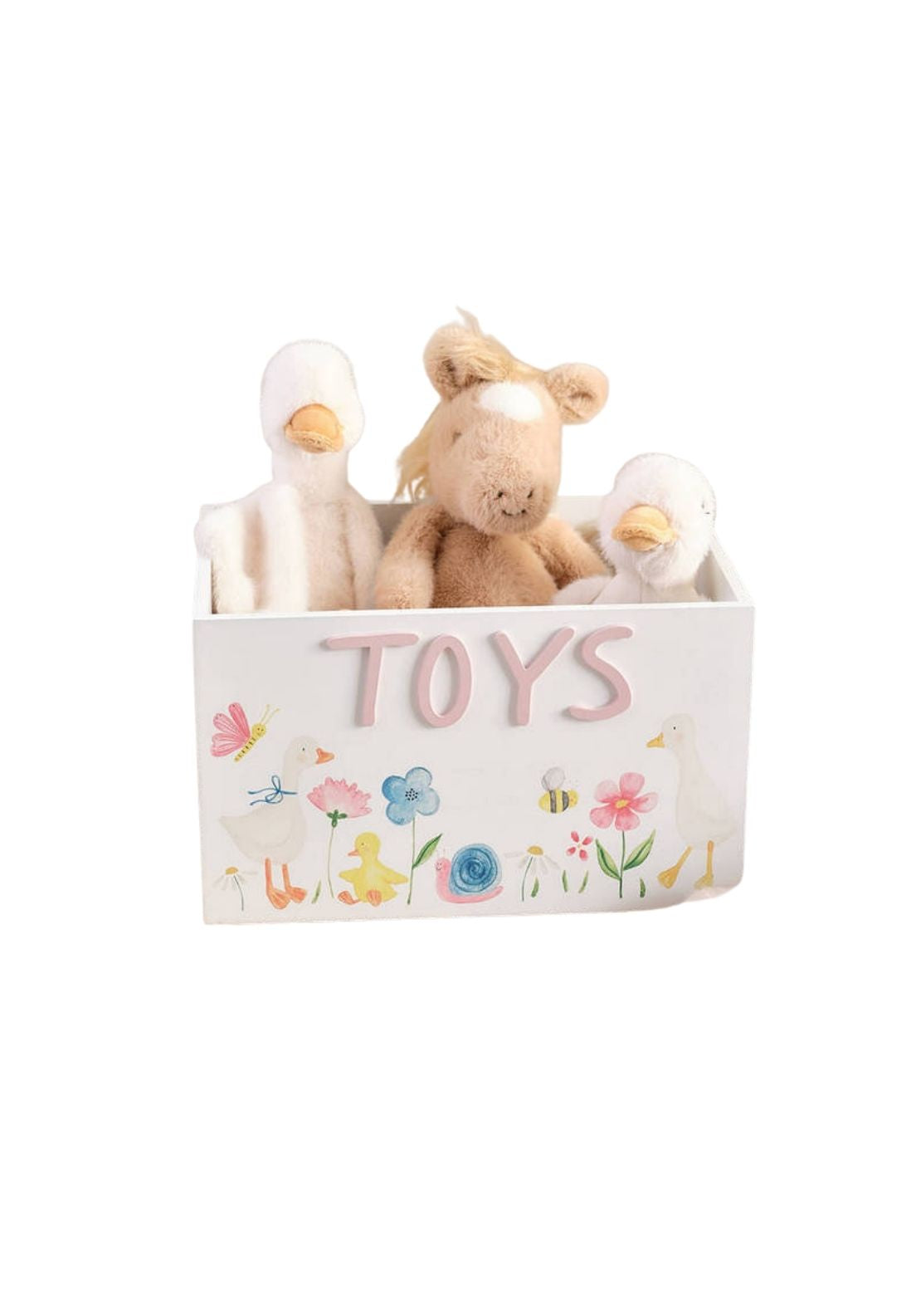 The Home Collection Goose With Flowers Toy Crate - Multi 2 Shaws Department Stores