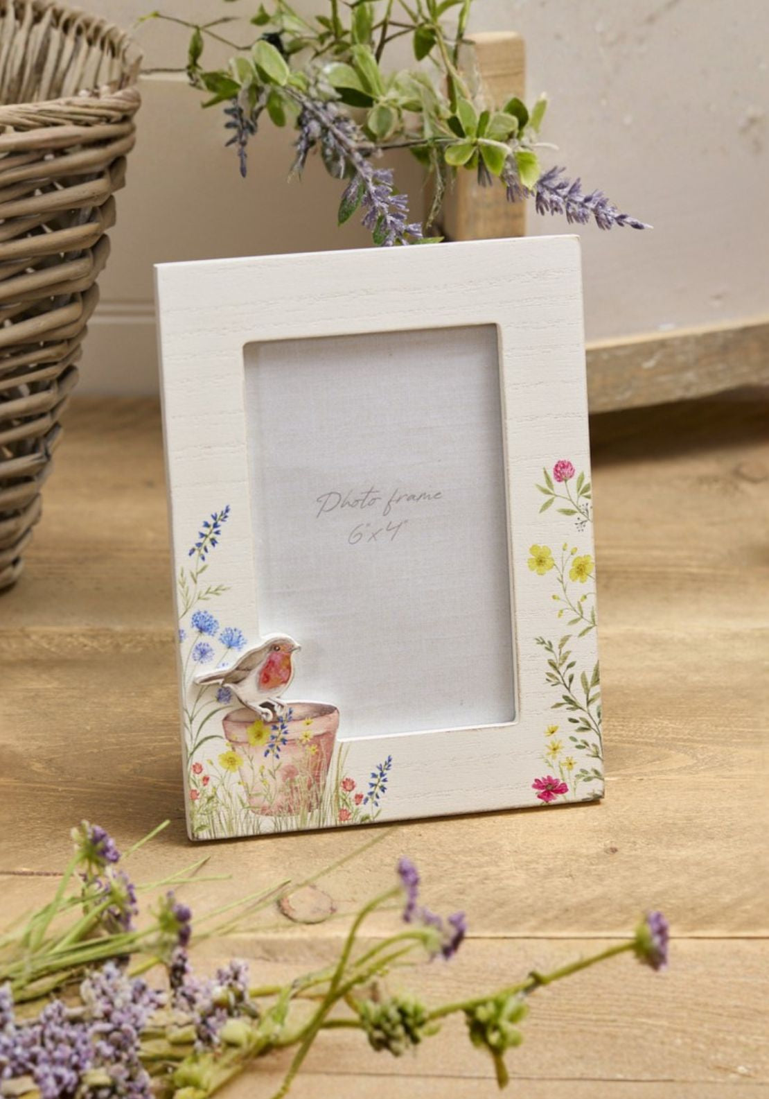 The Home Collection Robin Floral Photo Frame 1 Shaws Department Stores