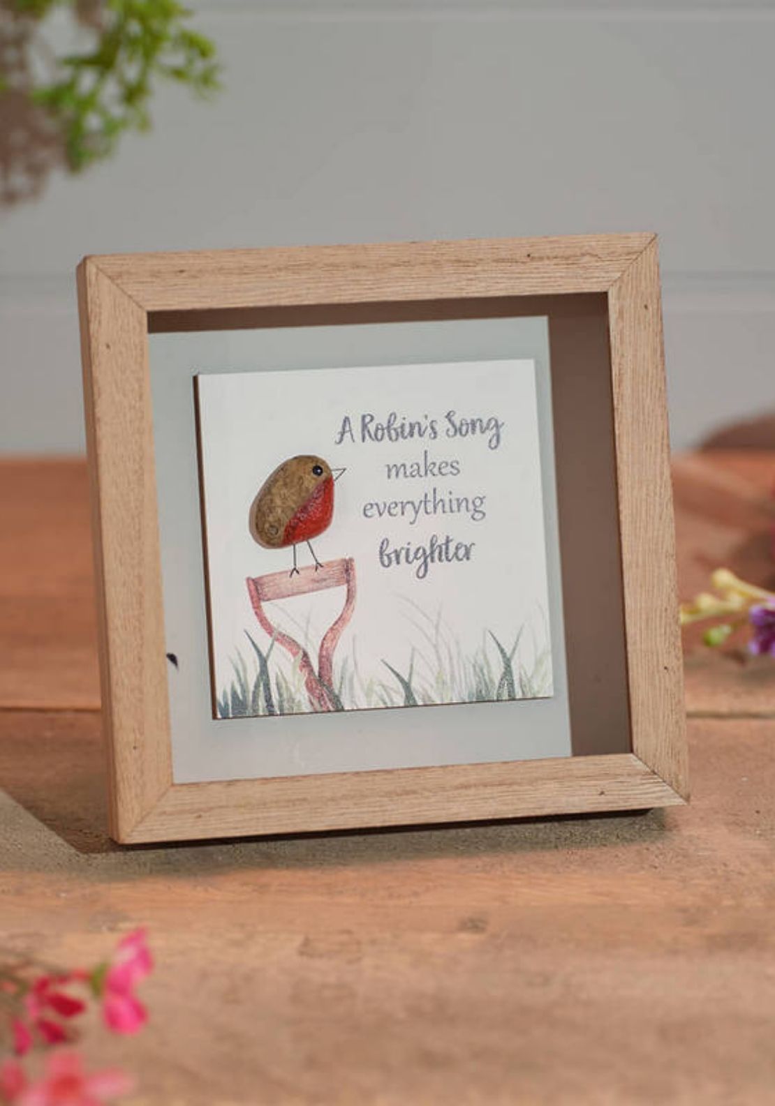 The Home Collection Robin Song Pebble Plaque - Multi 1 Shaws Department Stores