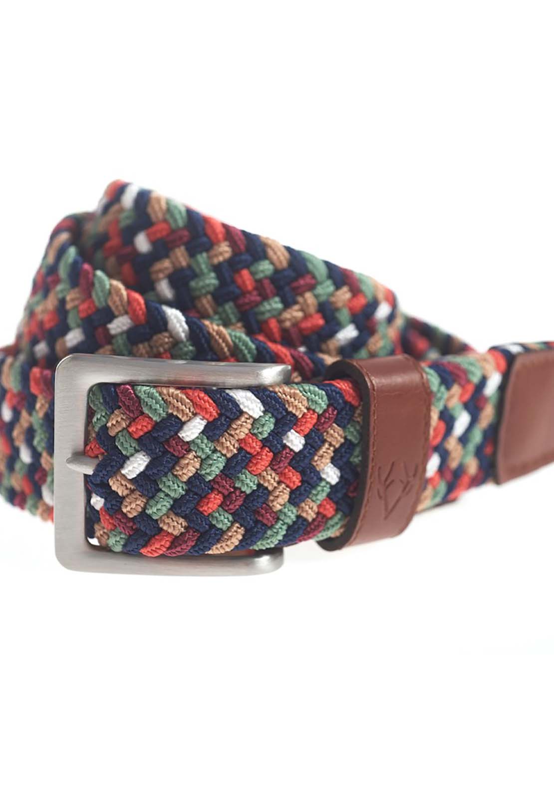 Vedoneire Mens Braided Stretch Belt - Brights 1 Shaws Department Stores