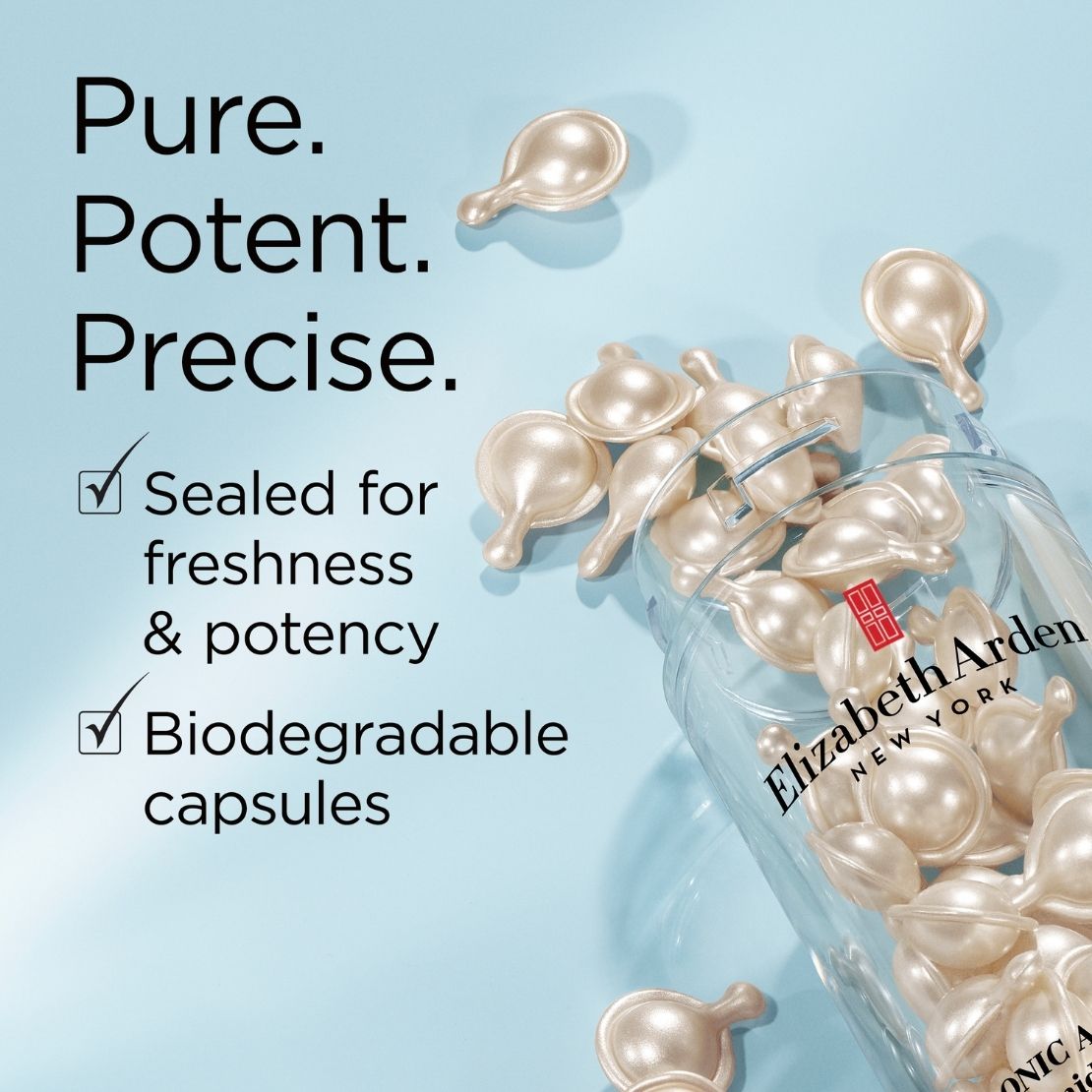 Elizabeth Arden Hyaluronic Acid + Peptides Ceramide Capsules Hydra-Plumping Serum 10 Shaws Department Stores
