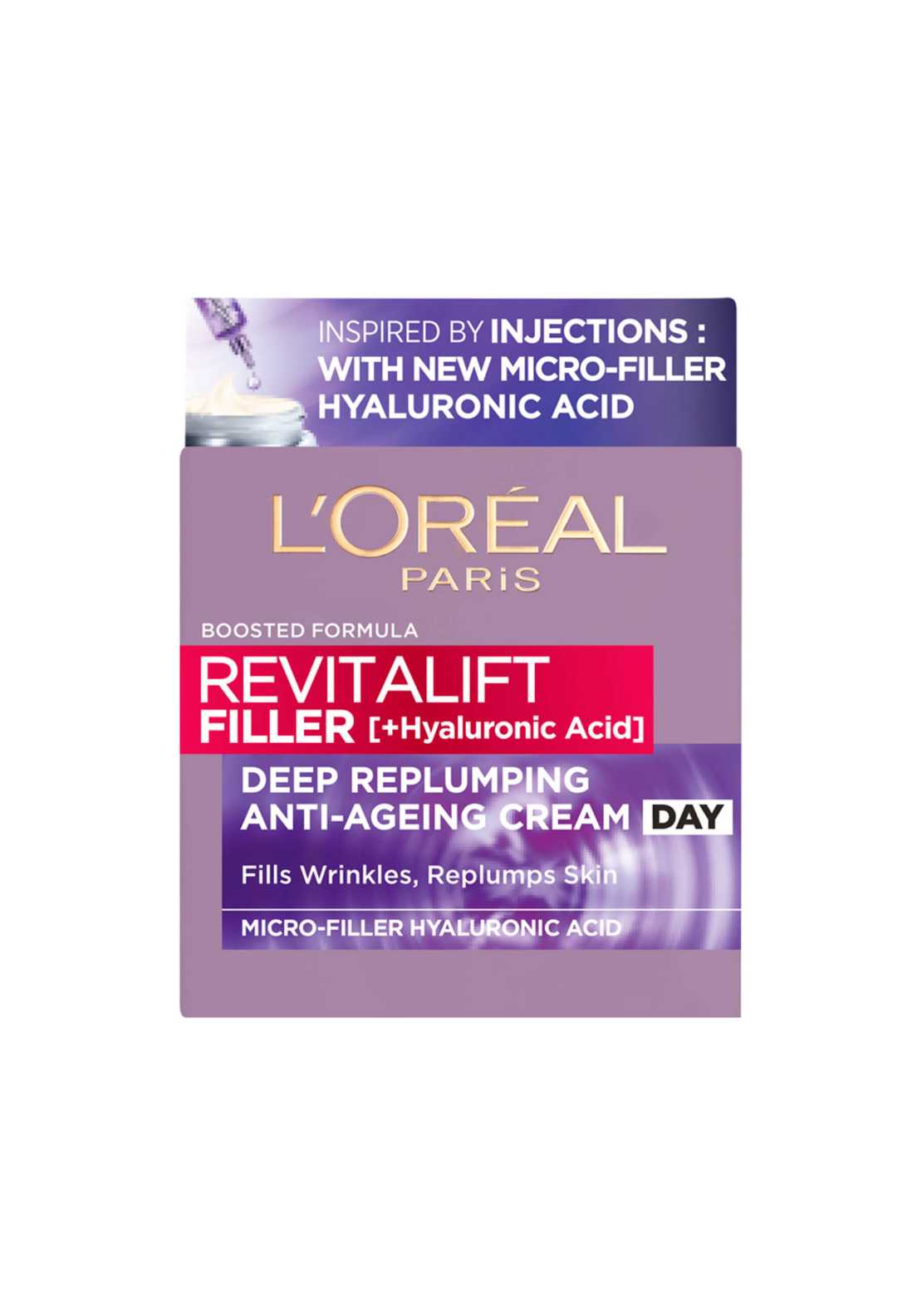 L’ Oréal Revitalift Filler + Hyaluronic Acid Anti Ageing Day Cream - 50ml 1 Shaws Department Stores