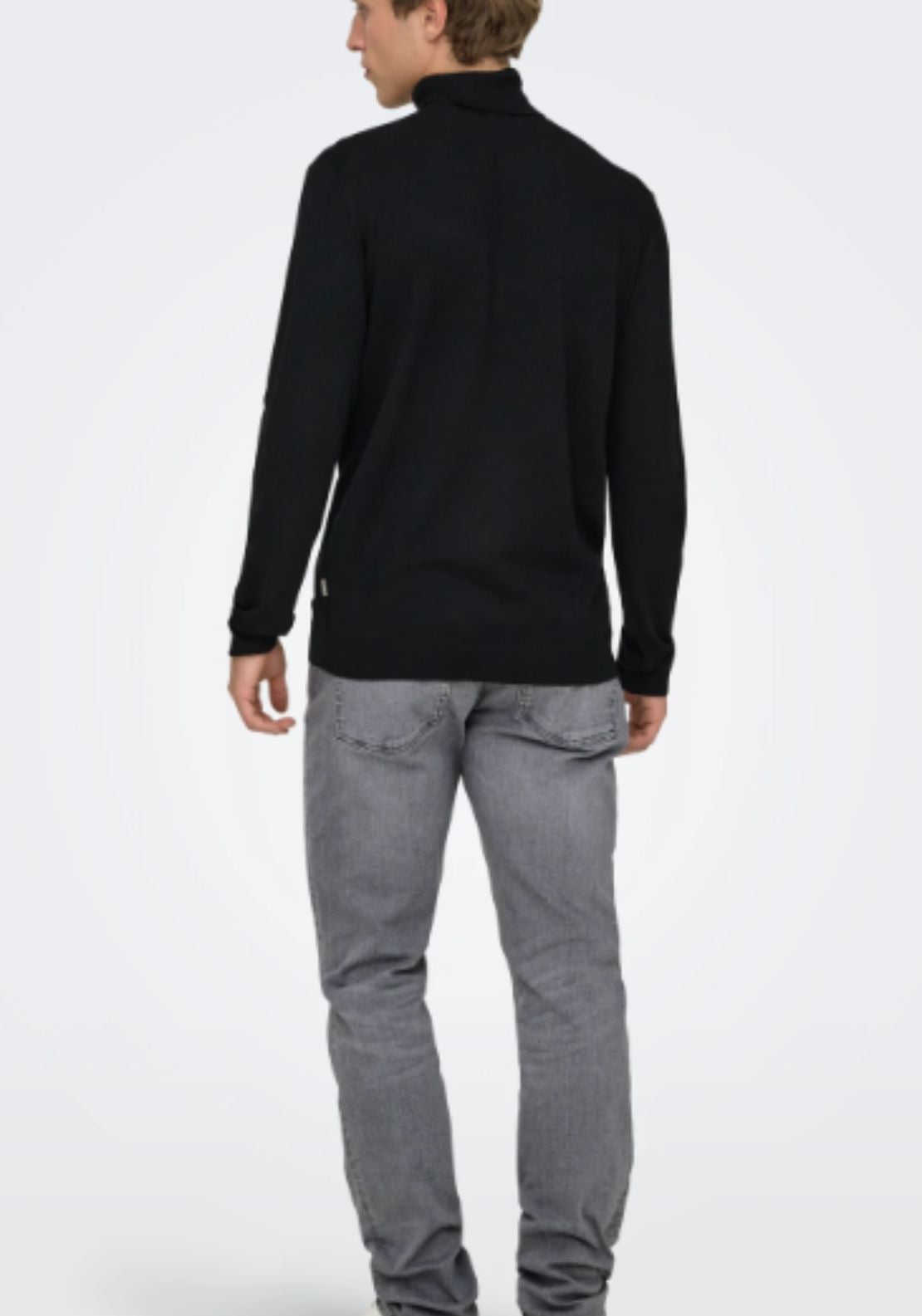 Only & Sons Onsweft Mid Waist Regular Fit Jeans - Medium Grey Denim 2 Shaws Department Stores
