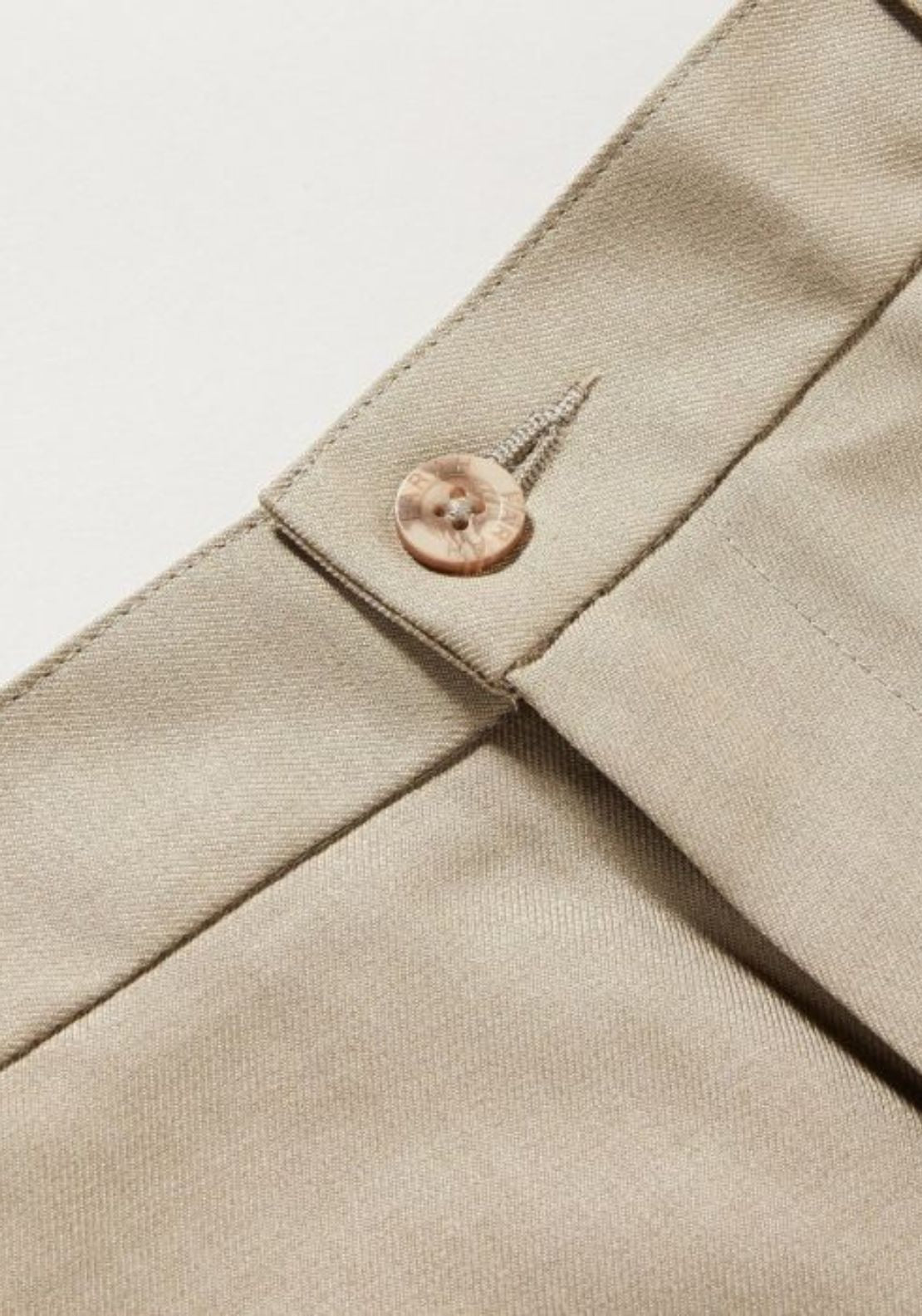 Farah Trousers With Flexi Waist - Taupe 3 Shaws Department Stores