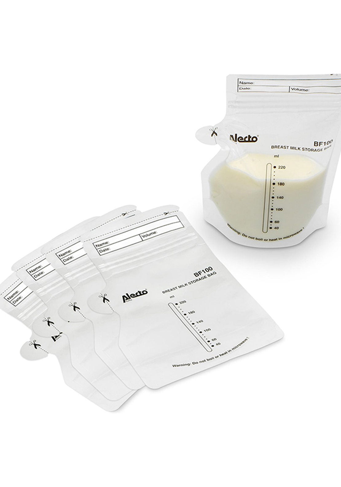 Alecto 100 Pack Breast Milk Storage Bags 1 Shaws Department Stores