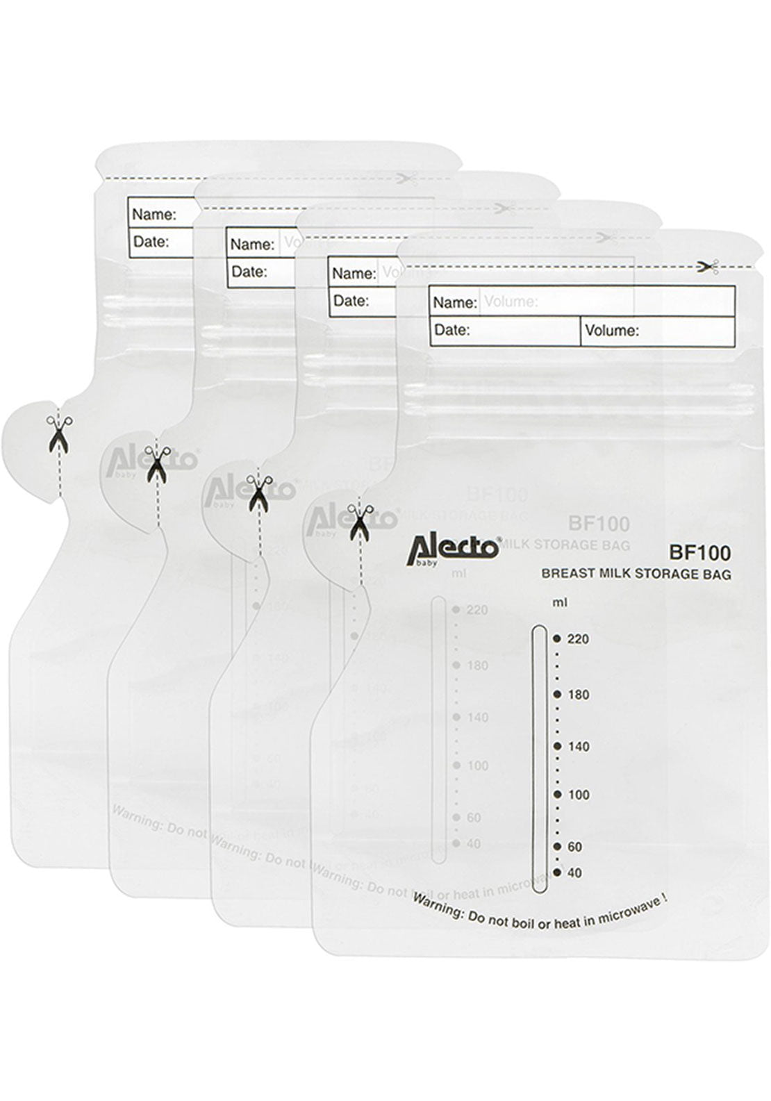 Alecto 100 Pack Breast Milk Storage Bags 3 Shaws Department Stores