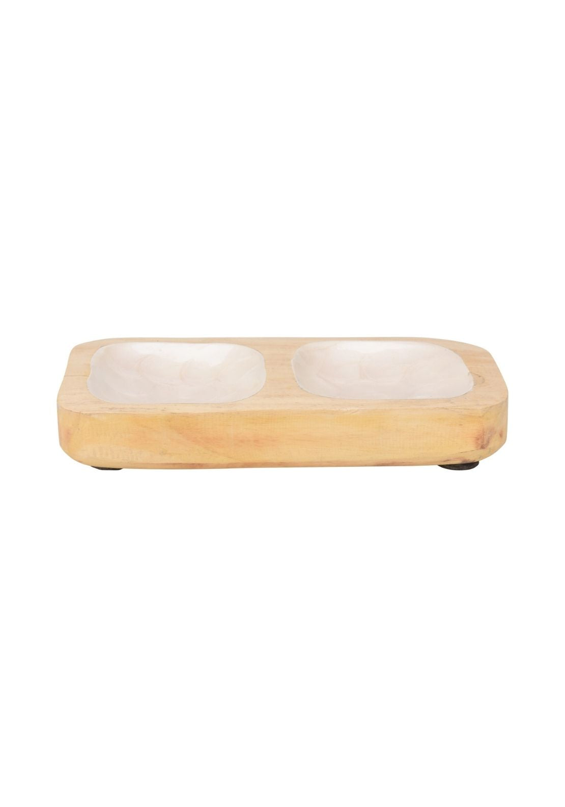 Mango Wood Plate Oval - Nude