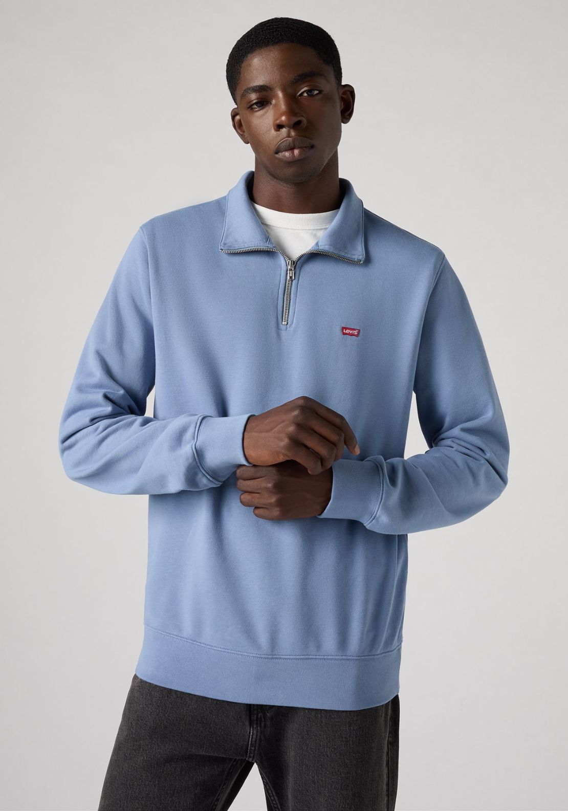 Levis Original Housemark Quarter-Zip Pullover - Cliff 3 Shaws Department Stores
