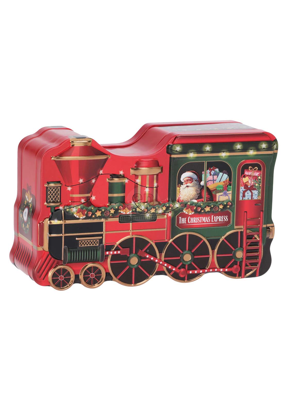 Christmas Train Tin Filled With Pralines