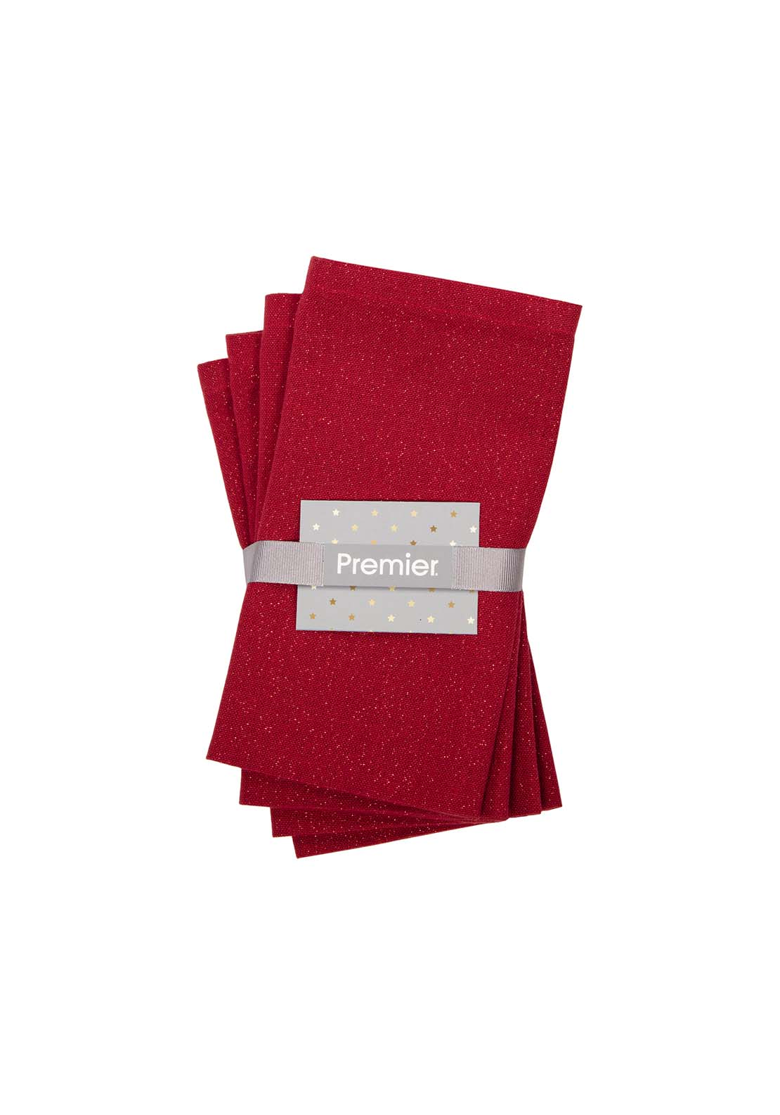 The Home Christmas Set Of 4 Glittered Cloth Napkin 1 Shaws Department Stores