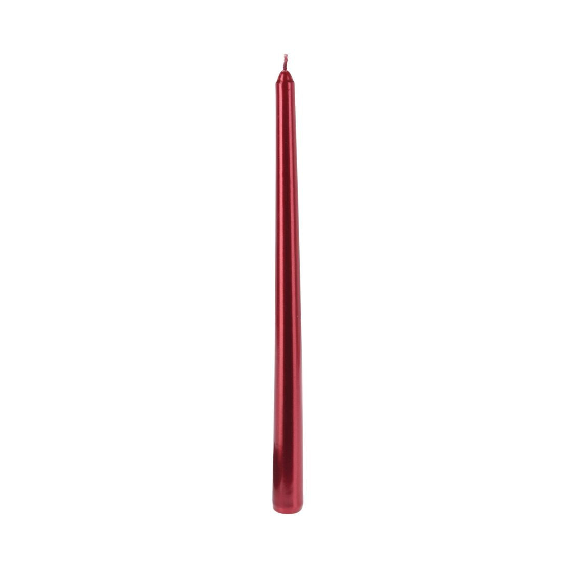 4 Piece Red Dinner Candles
