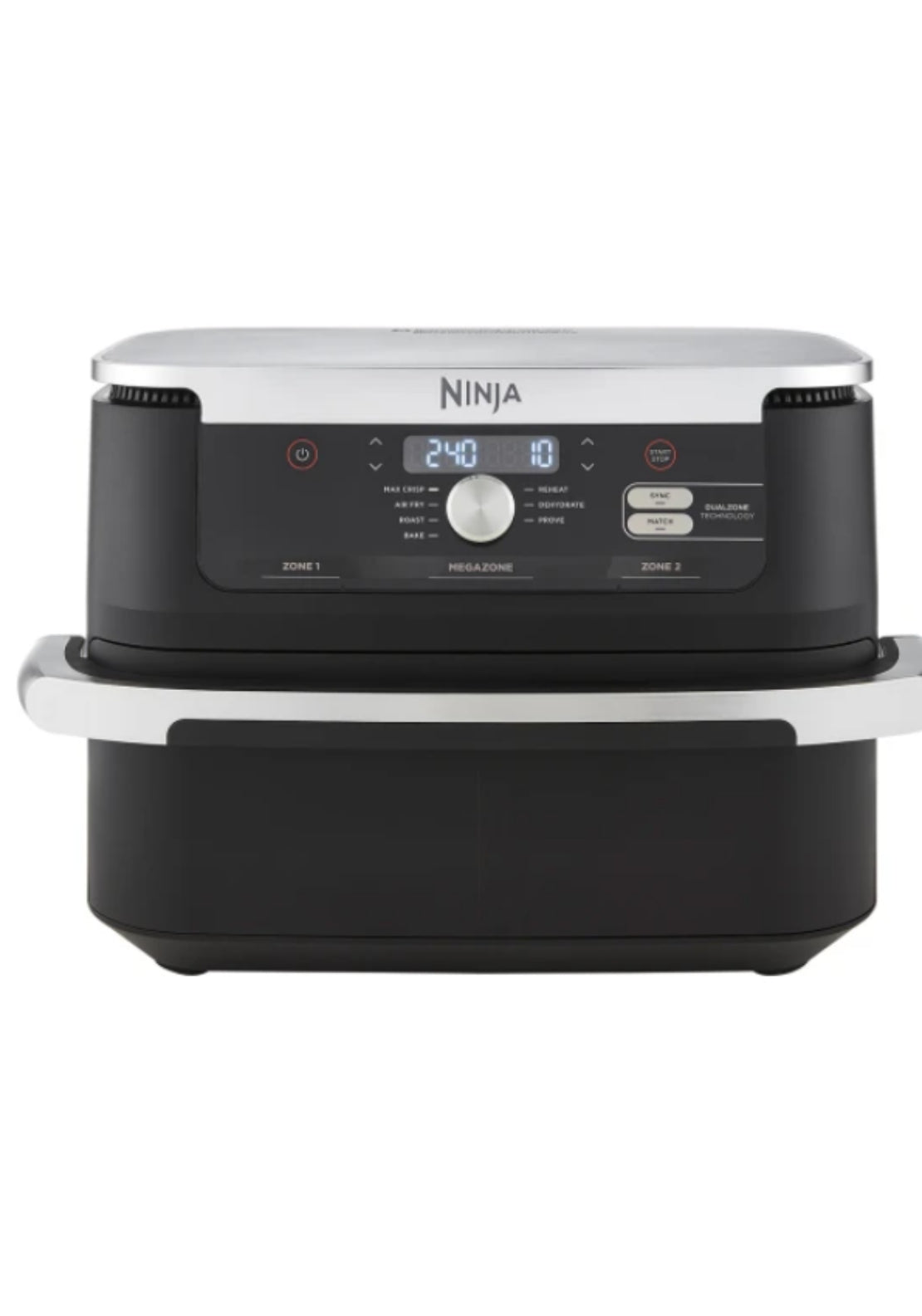 Ninja Foodi FlexDrawer Dual AF500UK Air Fryer, 10.4L, Black