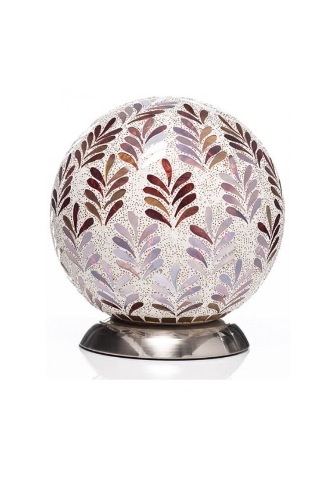 The Grange Collection Mosaic Ball Lamp - Red 1 Shaws Department Stores