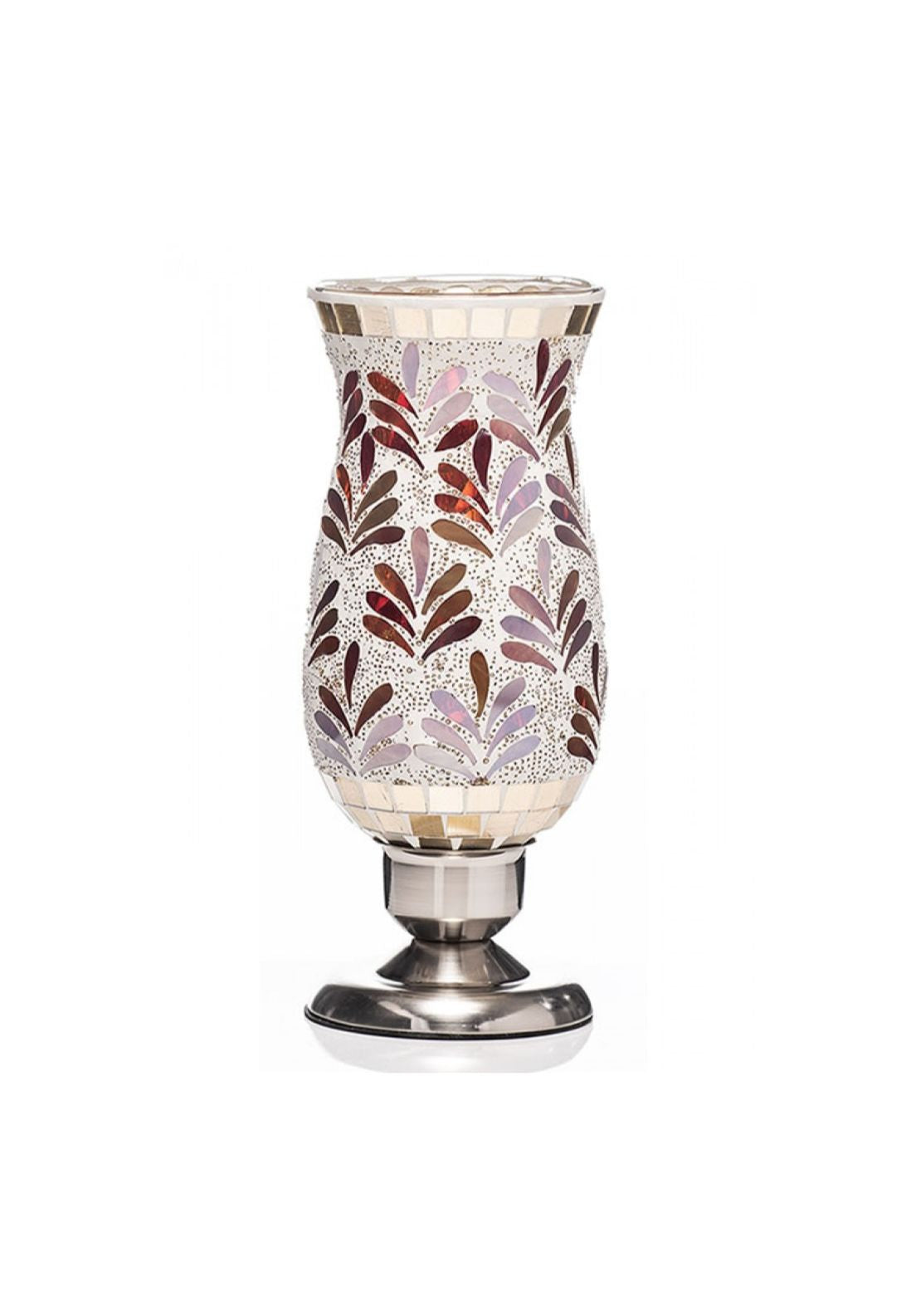 The Grange Collection Mosaic Vase Lamp - Red 1 Shaws Department Stores