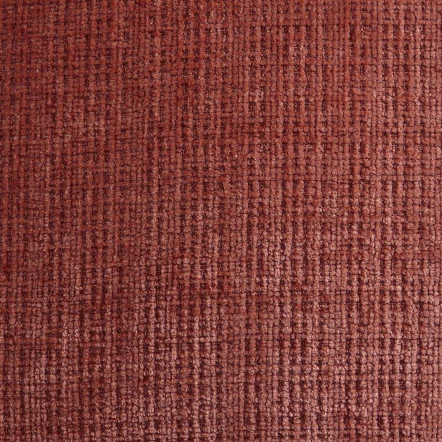 The Home Luyxury Collection Chenille Plain Piped Cushion - Terracotta 5 Shaws Department Stores