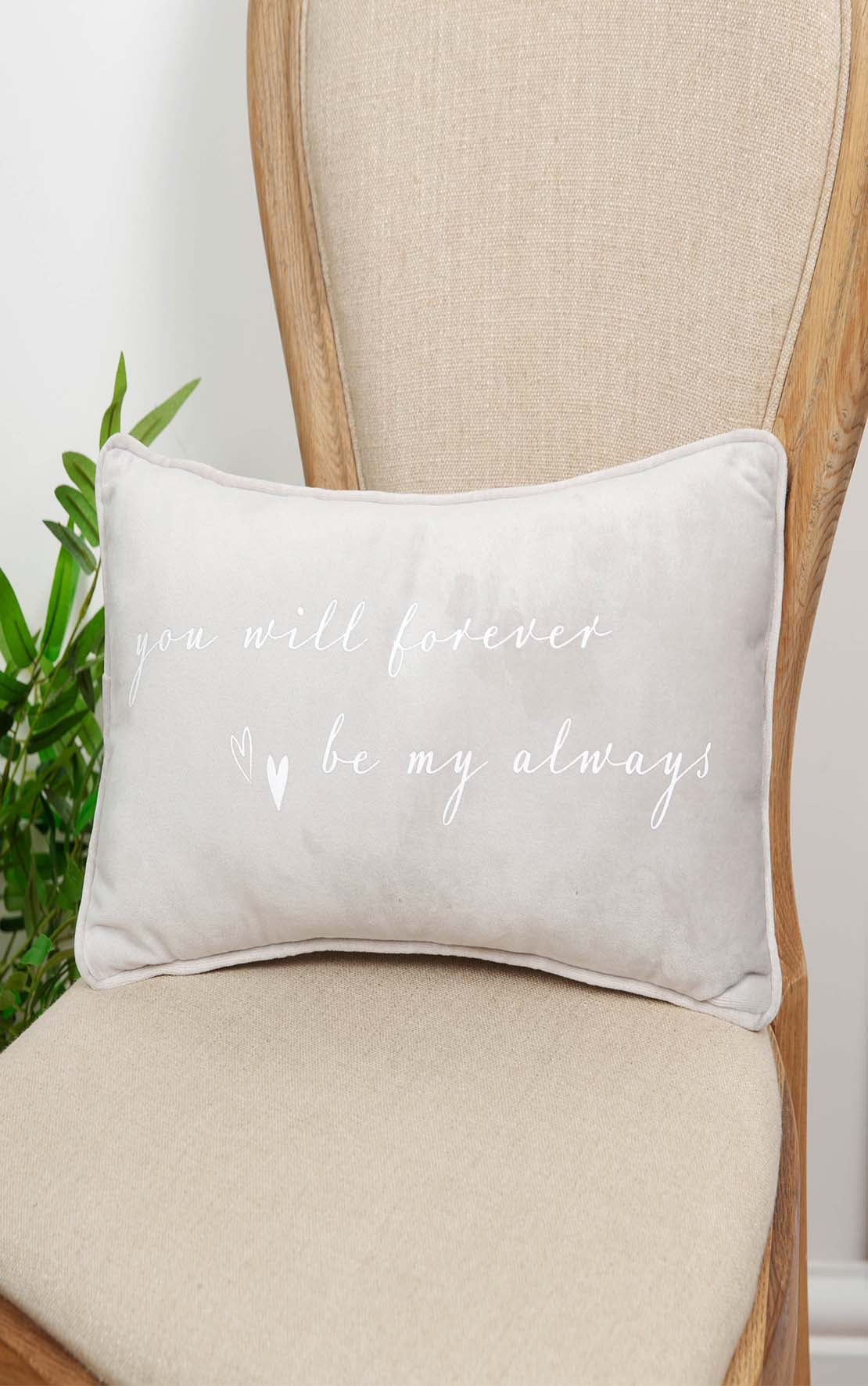 Amore By Juliana Cushion "You Will Forever Be My Always" 2 Shaws Department Stores