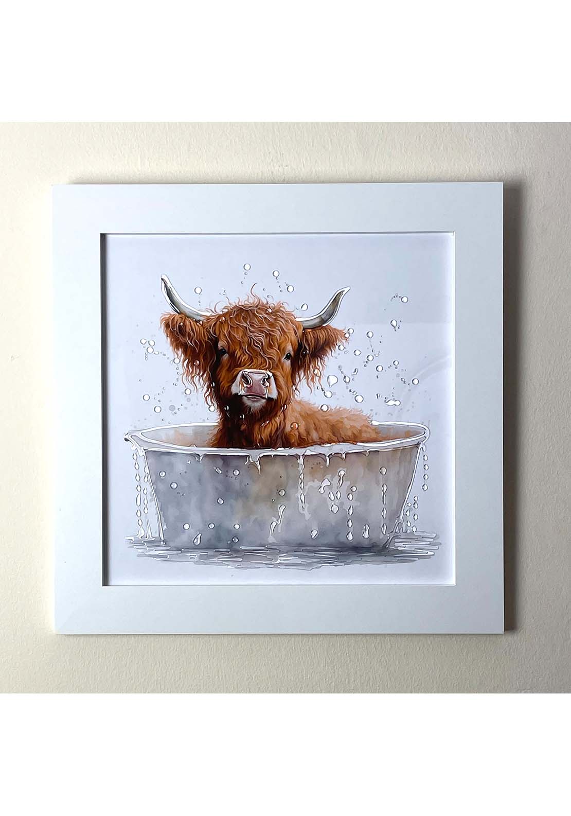 The Home Collection Framed Picture Highland Cow 1 Shaws Department Stores
