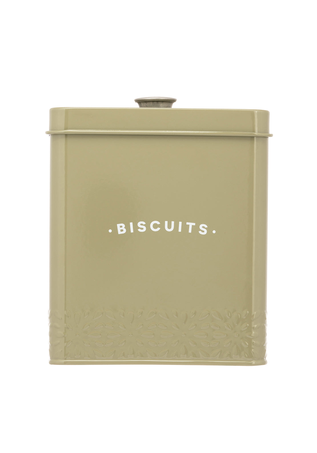 The Home Artisan Street Biscuit Storage Can - Green 1 Shaws Department Stores