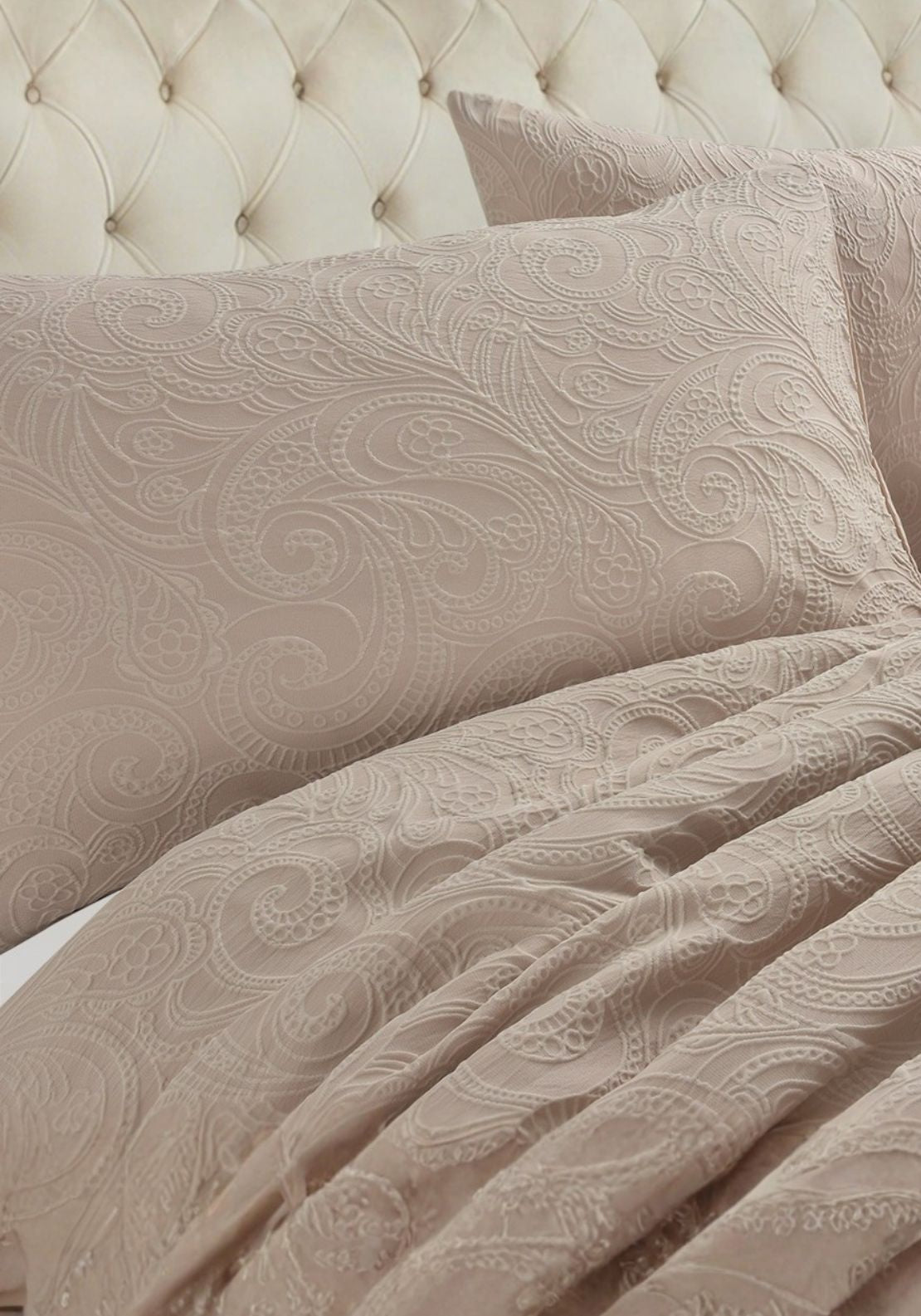 Heather & Ferne Astoria Duvet Cover Set - Nude 3 Shaws Department Stores