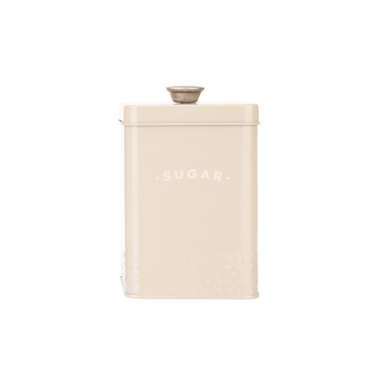 The Home Artisan Street Sugar Storage Can - Cream 1 Shaws Department Stores