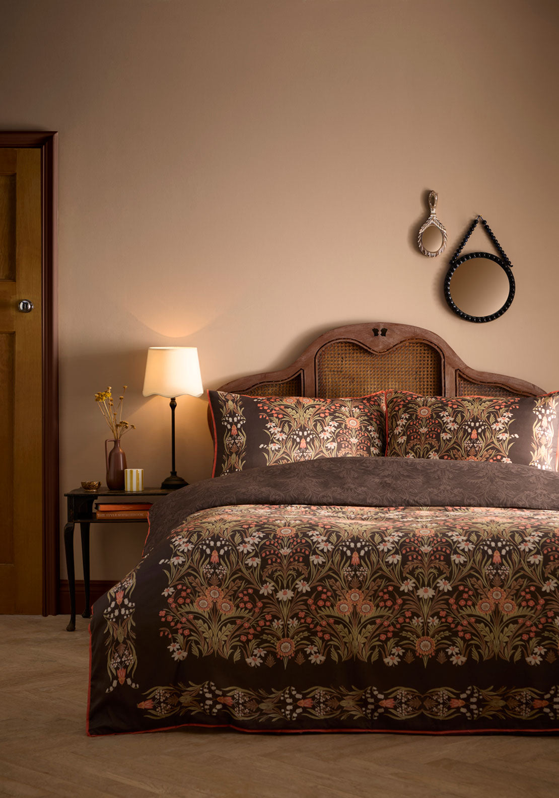 Heather & Ferne Alice Duvet Cover Set - Brown 1 Shaws Department Stores