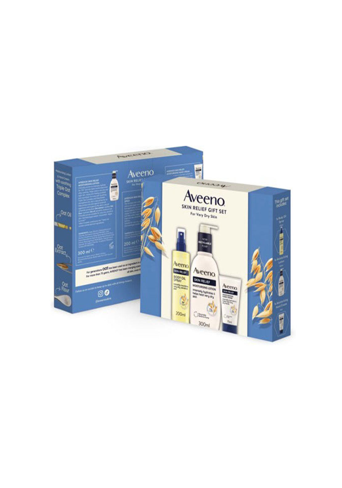 Aveeno Skin Relief 3 Piece Gift Set - Blue 1 Shaws Department Stores