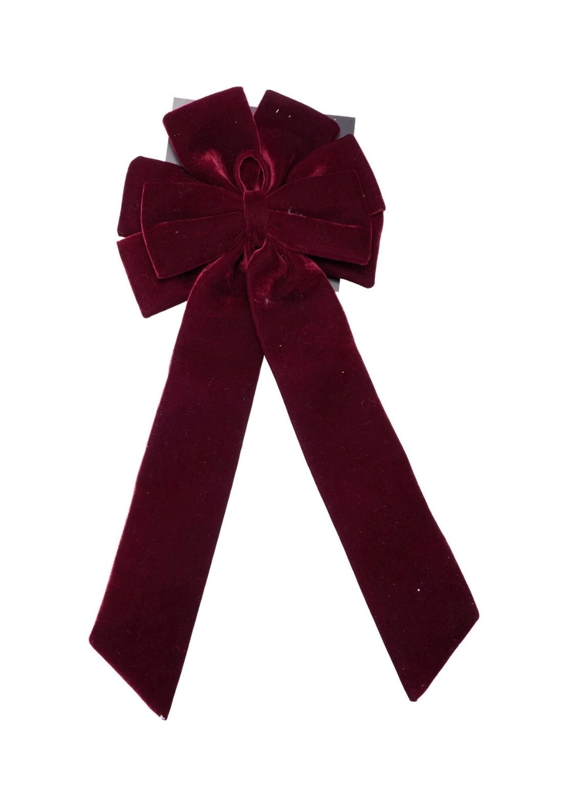 Decorative Bow With 2 Layers - Wine