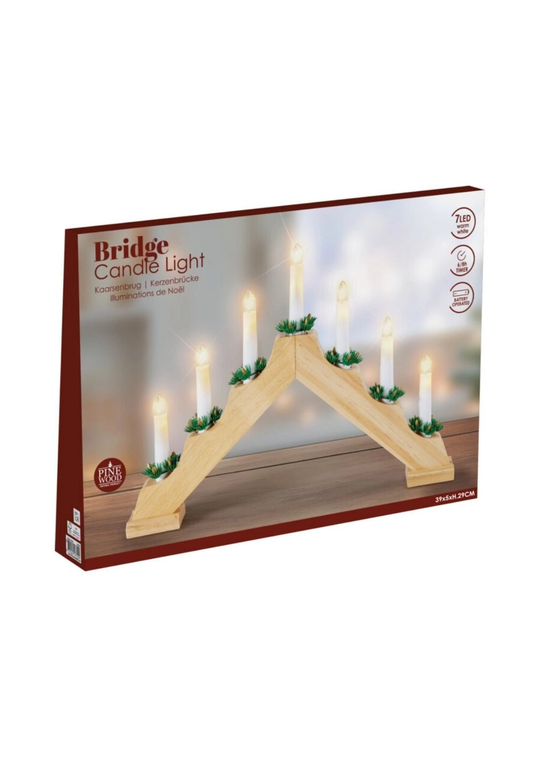 Wooden Candle Bridge - Wood