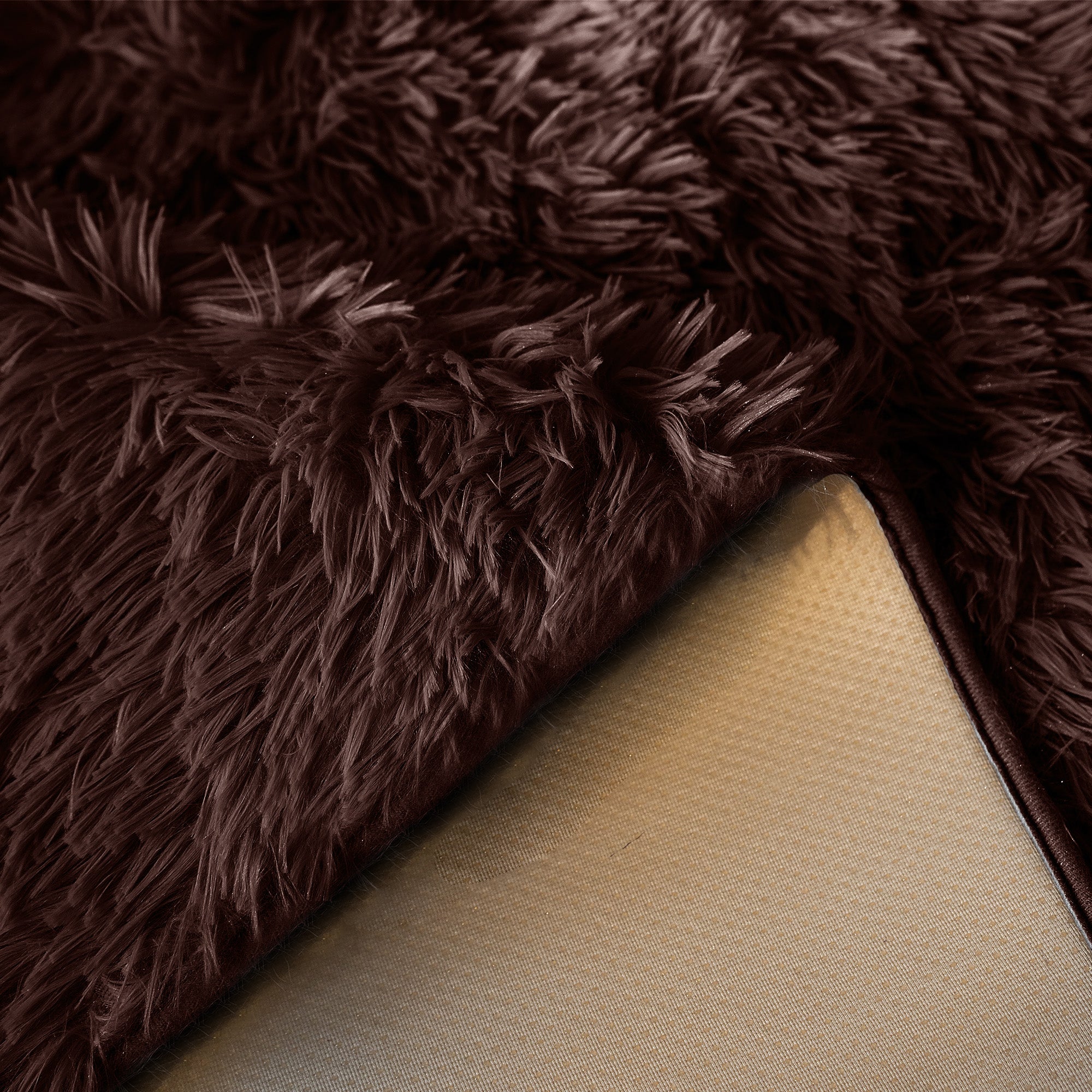 The Home Collection Alaska Basic Rug - 120x70 - Chocolate 2 Shaws Department Stores