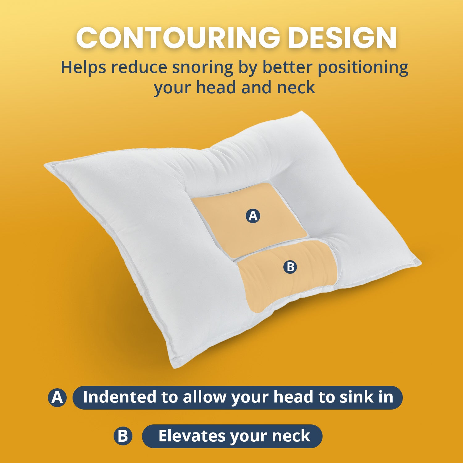 The Home Collection Anti Snore Pillow 3 Shaws Department Stores