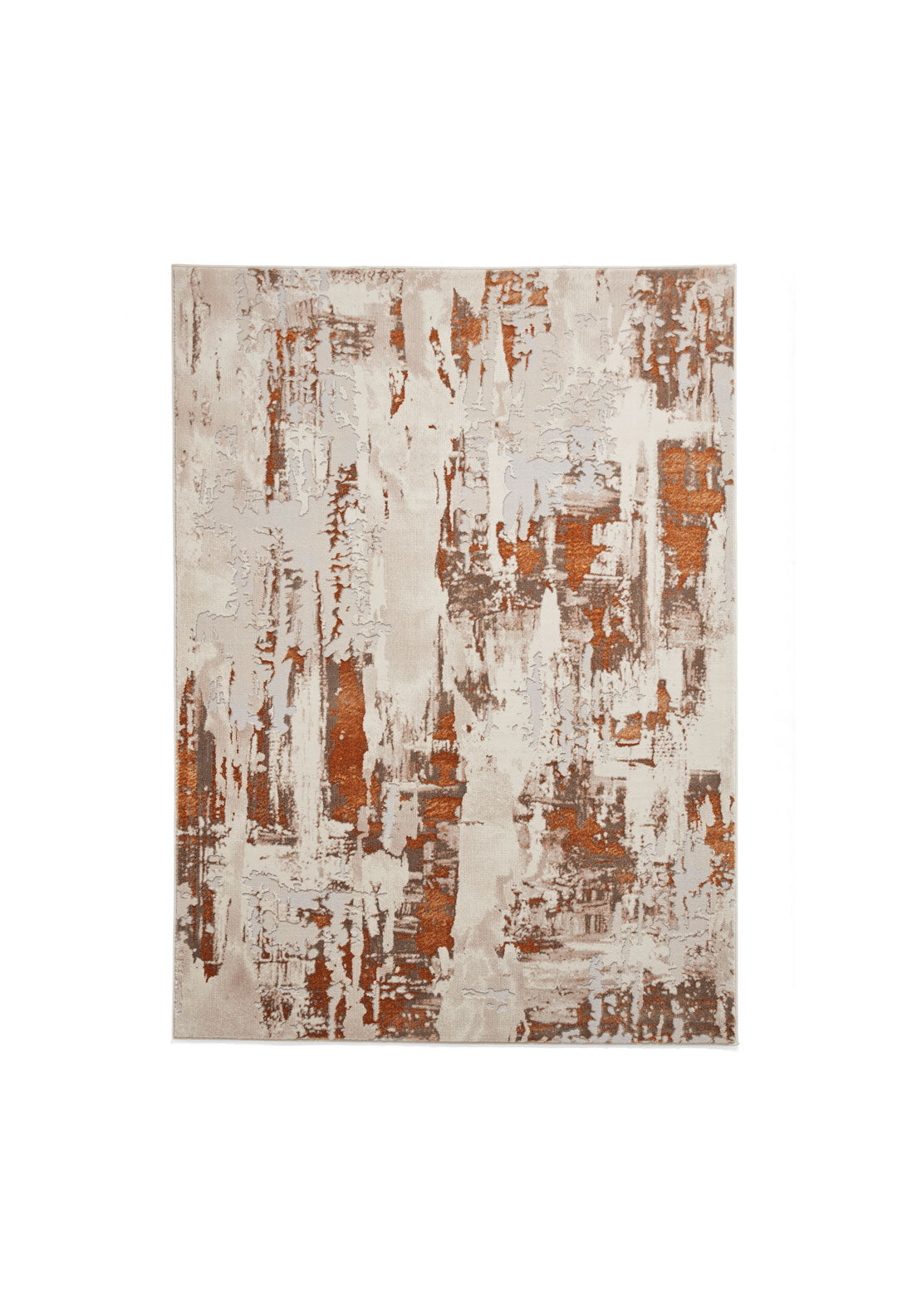 The Home Collection Apollo Modern Abstract Rug - Bronze/grey 1 Shaws Department Stores