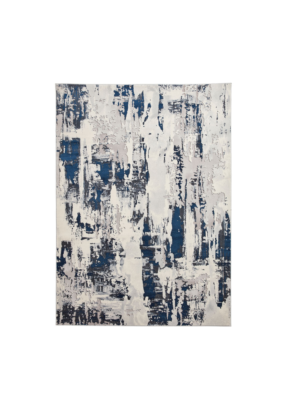 The Home Collection Apollo Modern Abstract Rug - Grey/navy 1 Shaws Department Stores