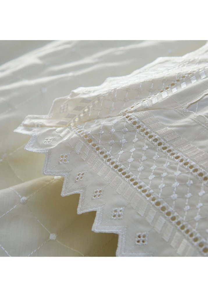 The Home Balmoral Duvet Cover Set - Ecru 2 Shaws Department Stores