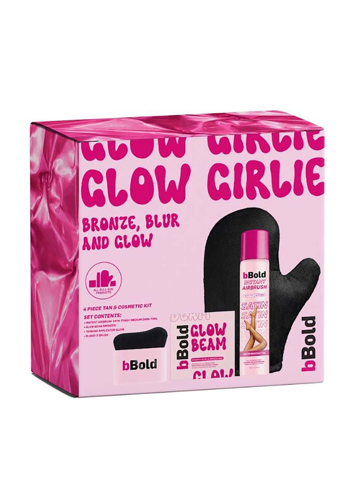 Bbold Glow Girlie Cosmetic And Tan 4 Piece Gift Set 1 Shaws Department Stores